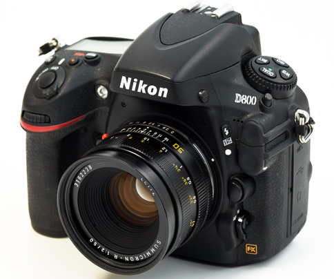 Leica on Nikon , no adapter