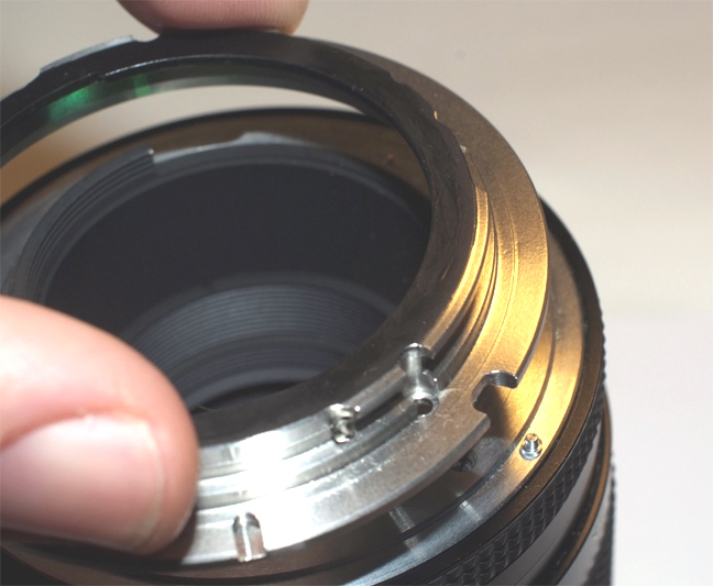 Contax Canon mount, no adapter