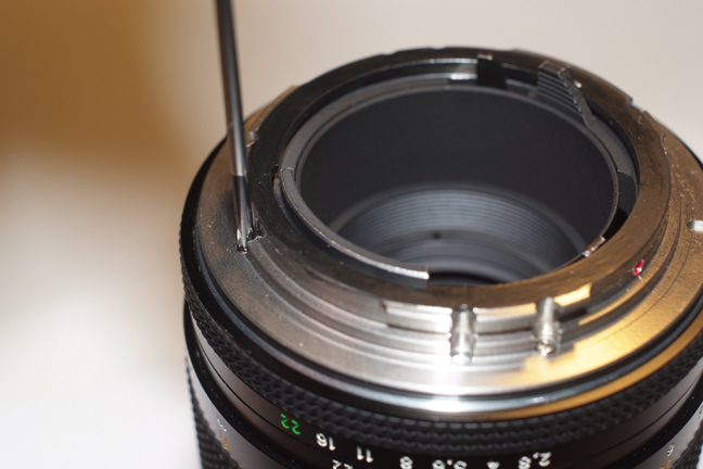 Contax Canon mount, no adapter
