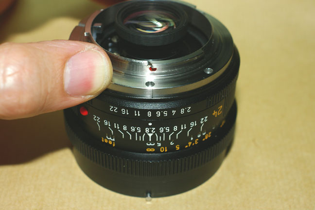 bayoneta Pentax