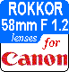 Rokkor on Canon